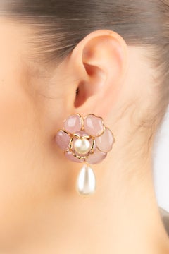 Augustine flower earrings