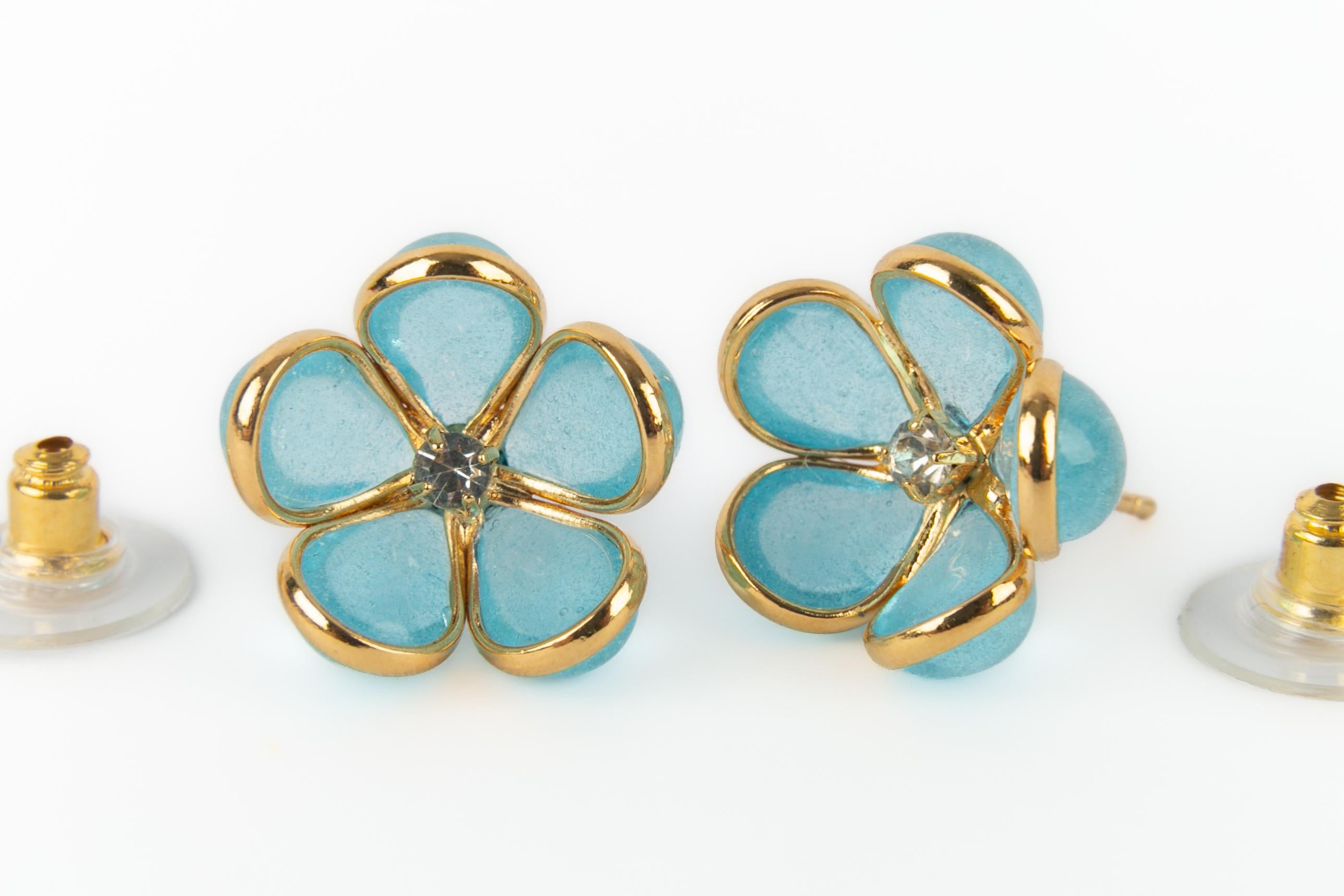 Pendientes flor de agosto en venta 1
