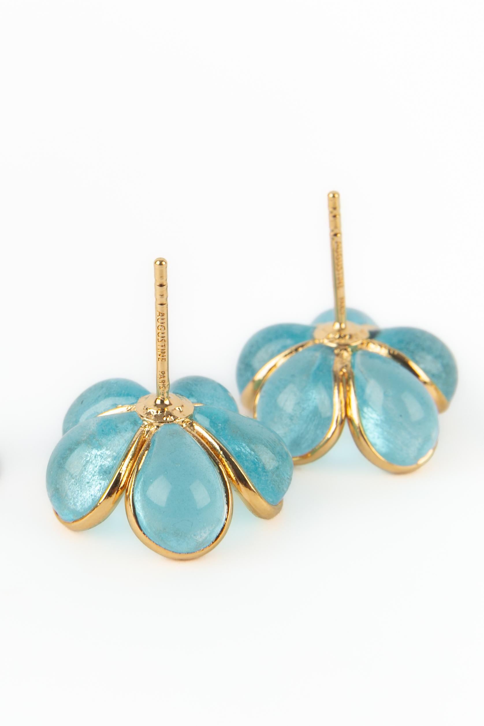 Pendientes flor de agosto en venta 2