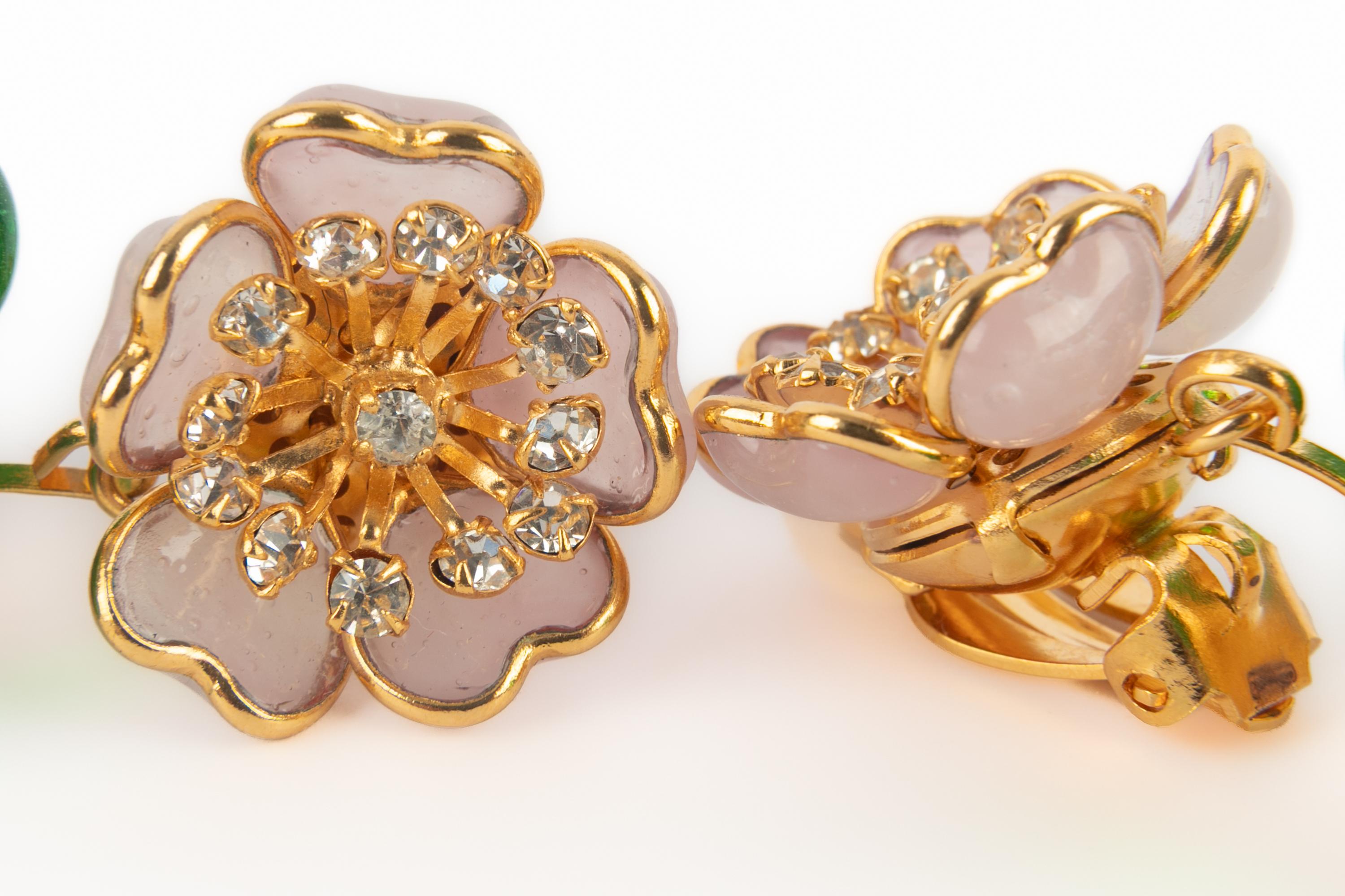 Orecchini a fiore Augustine in vendita 2