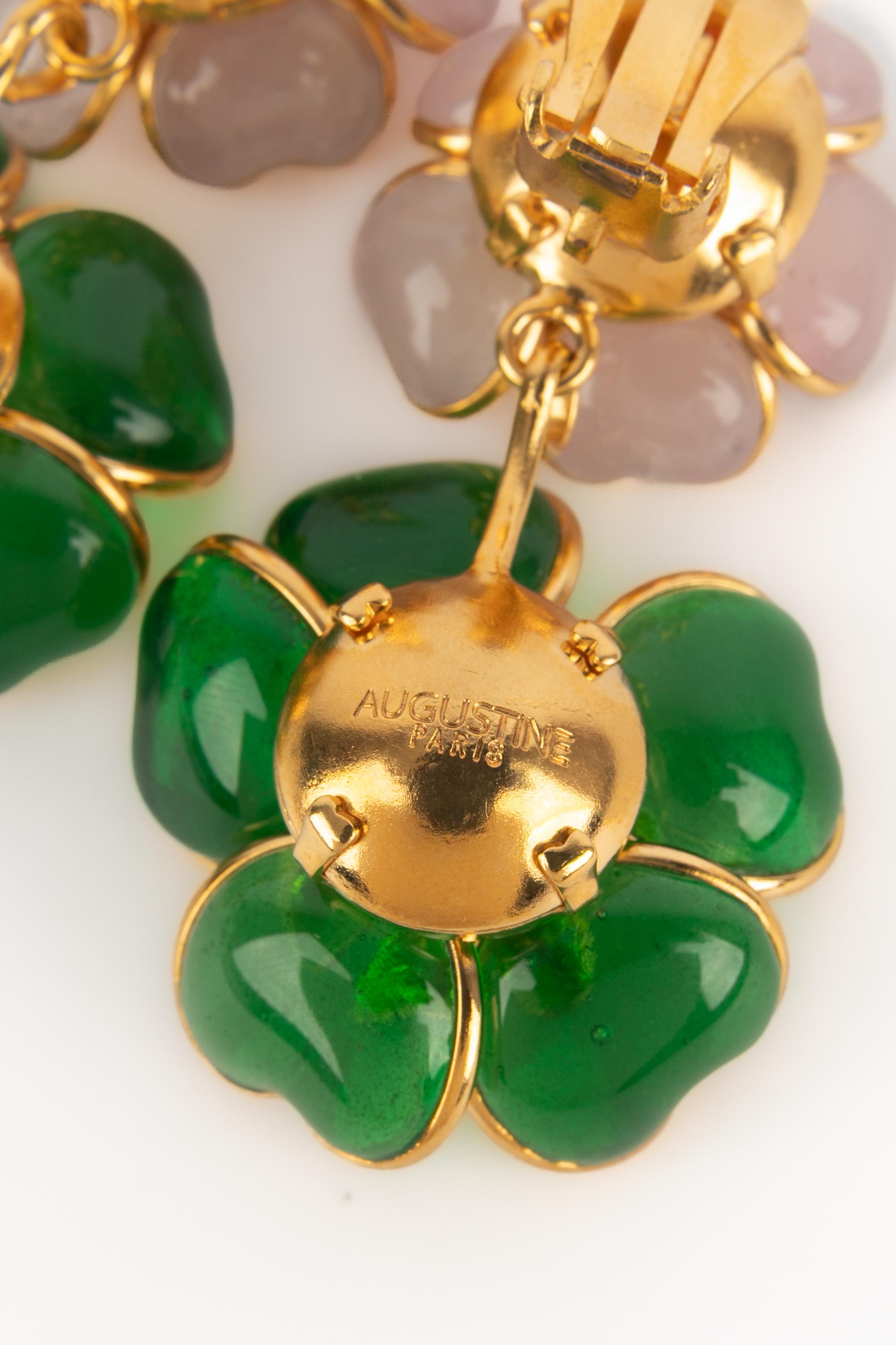 Orecchini a fiore Augustine in vendita 3