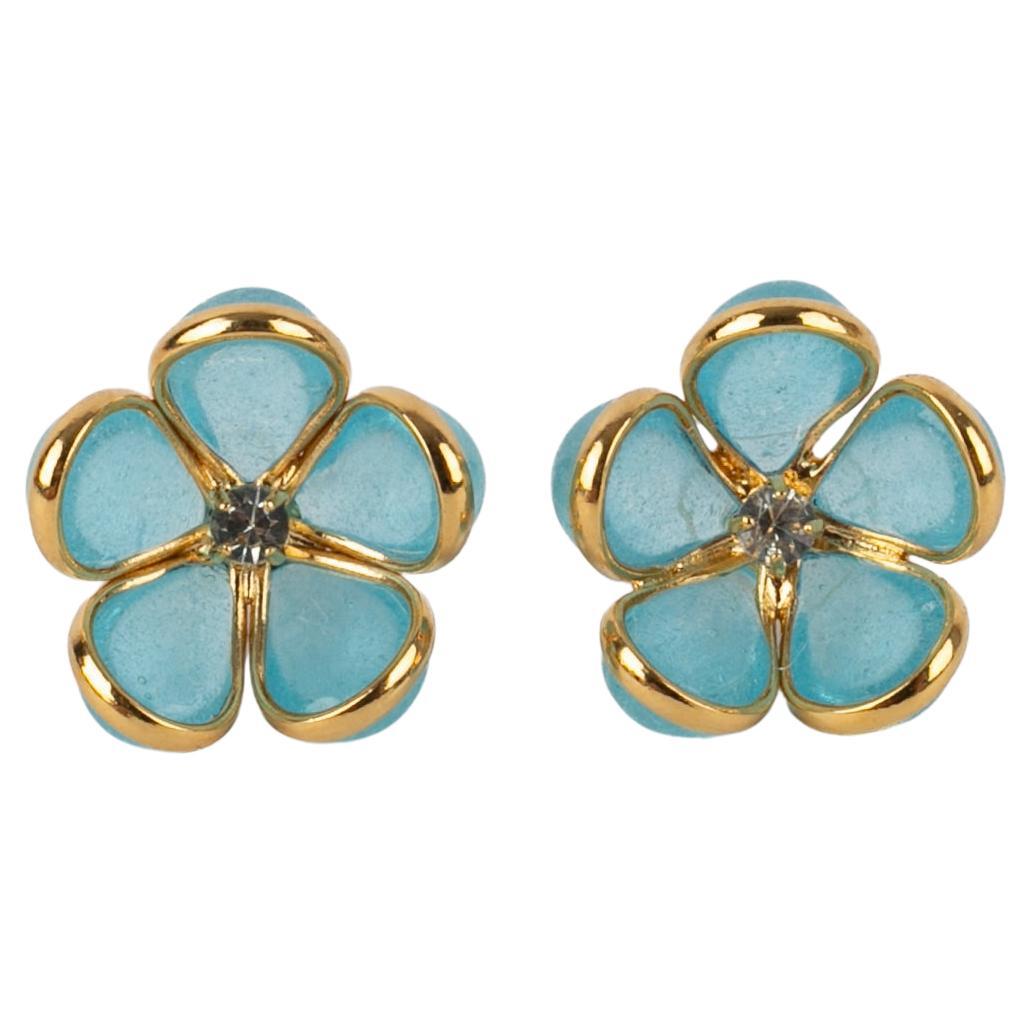 Pendientes flor de agosto