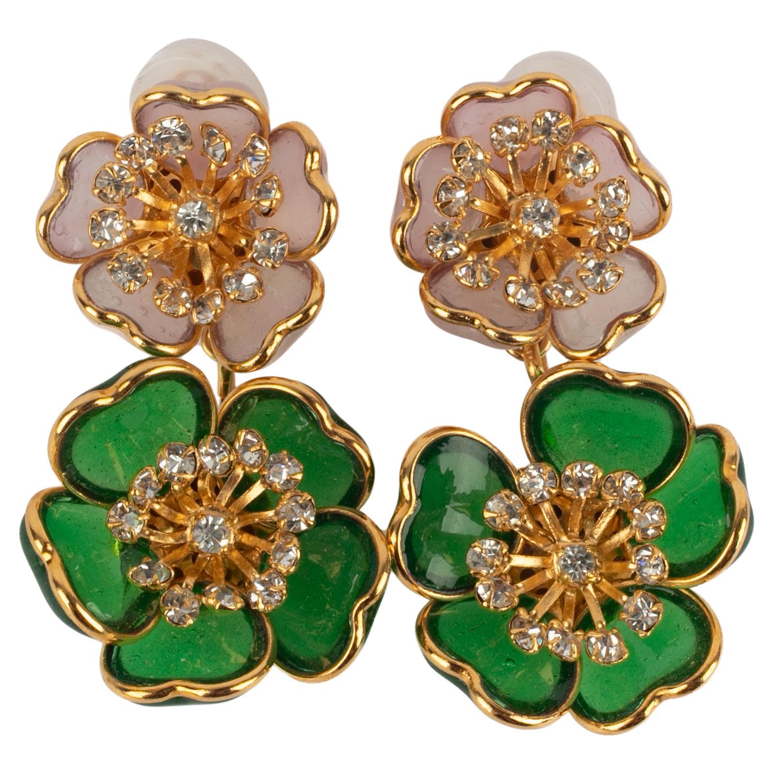 Orecchini a fiore Augustine