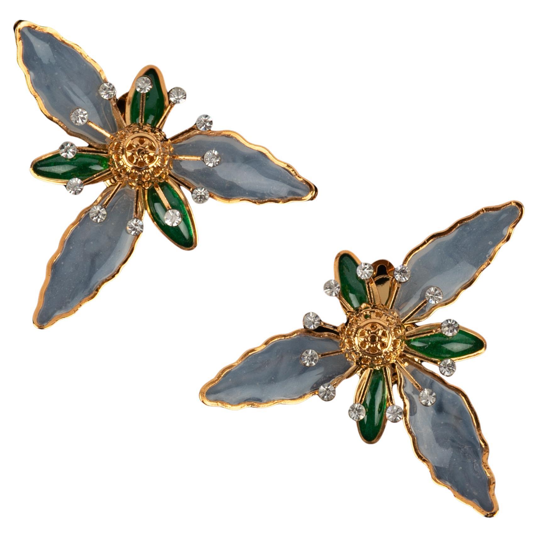 Orecchini a fiore Augustine in vendita
