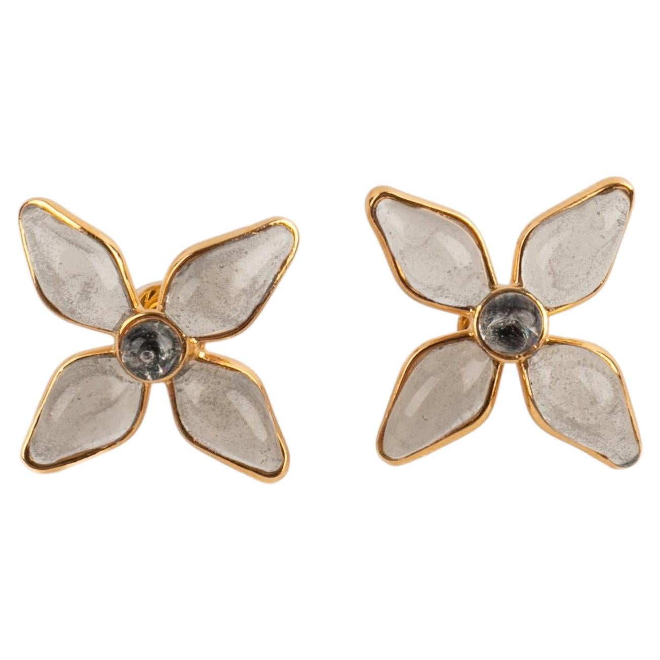 Orecchini a fiore Augustine