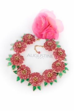 Augustine flower necklace