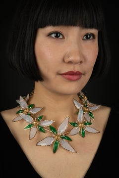 Augustine flower necklace