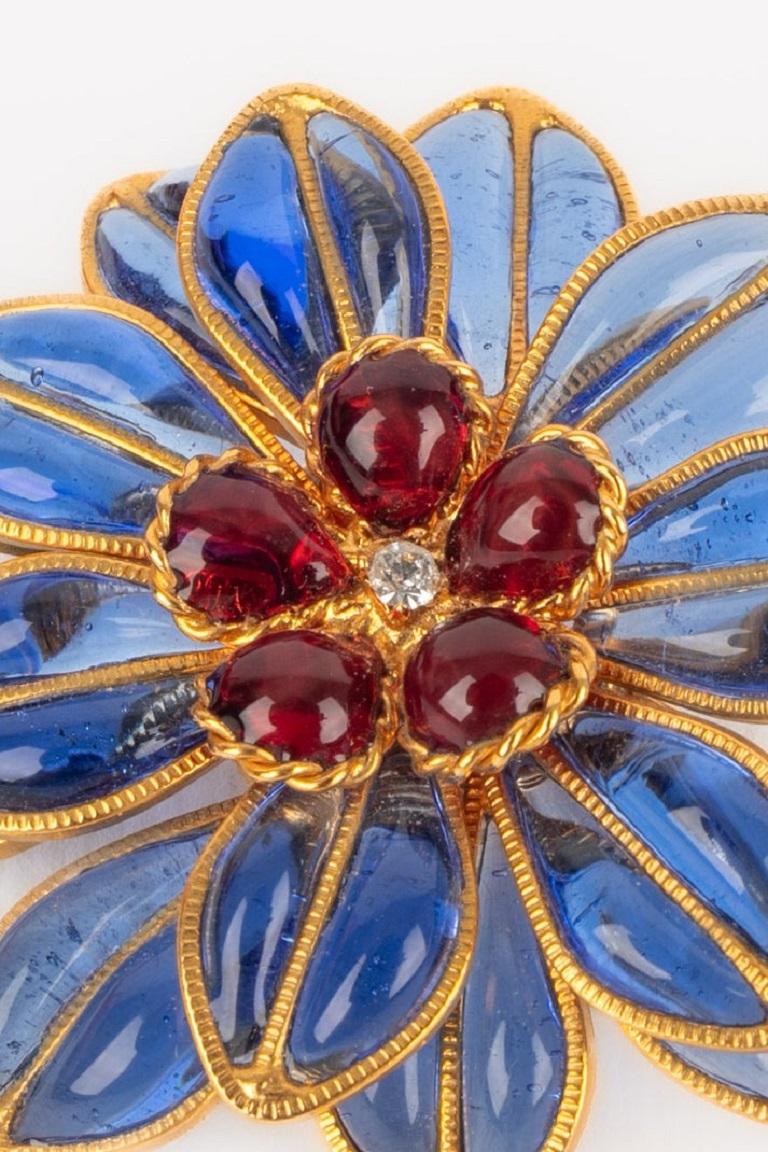 Augustine Flower Pendant / Brooch For Sale 1