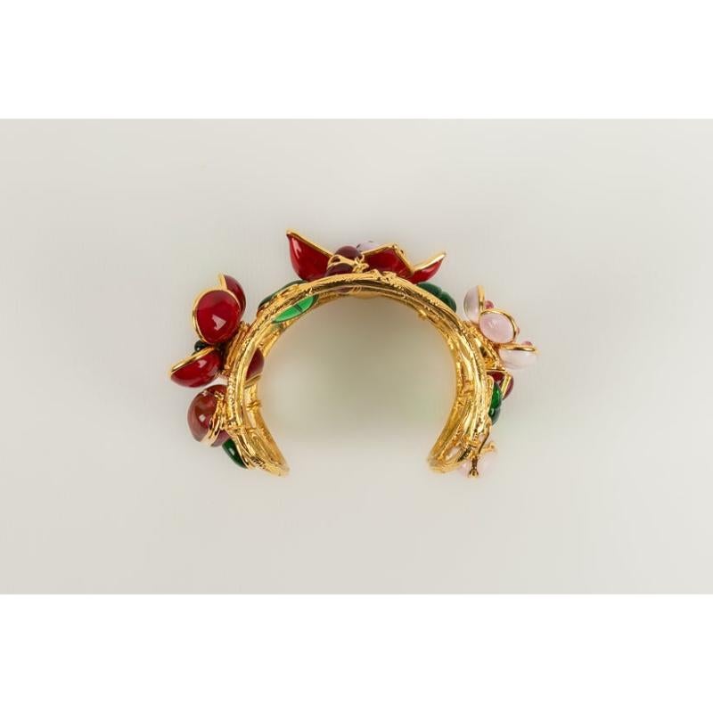 Augustine Flowers Cuff Bracelet For Sale 2