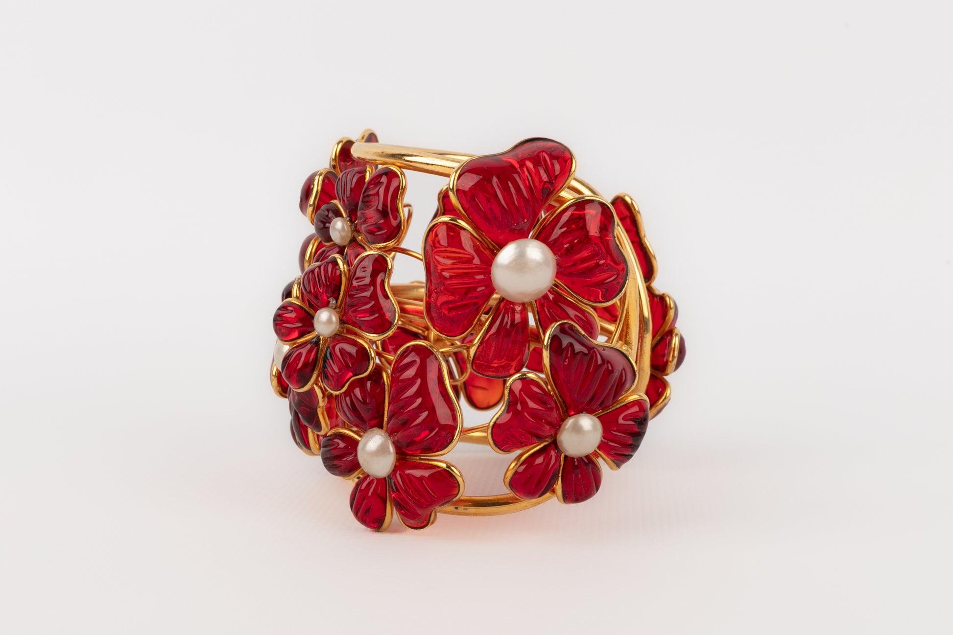 Bracciale Augustine in metallo dorato in vendita 2