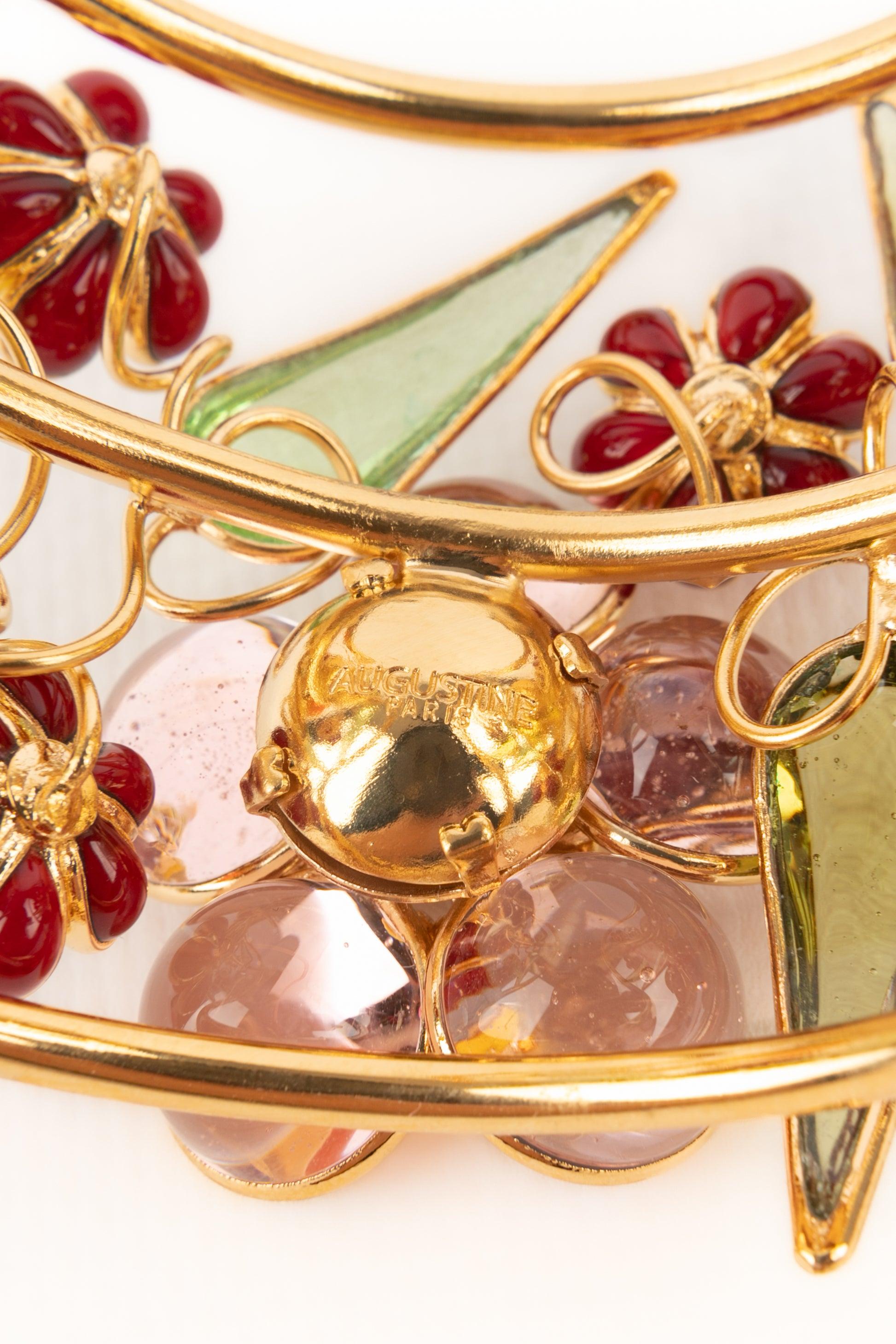 Bracciale Fiore Augustine in metallo dorato in vendita 4