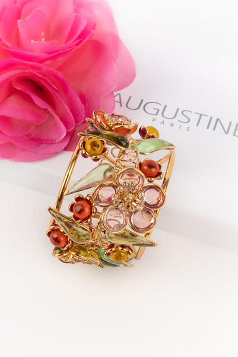 Bracciale Fiore Augustine in metallo dorato in vendita 5