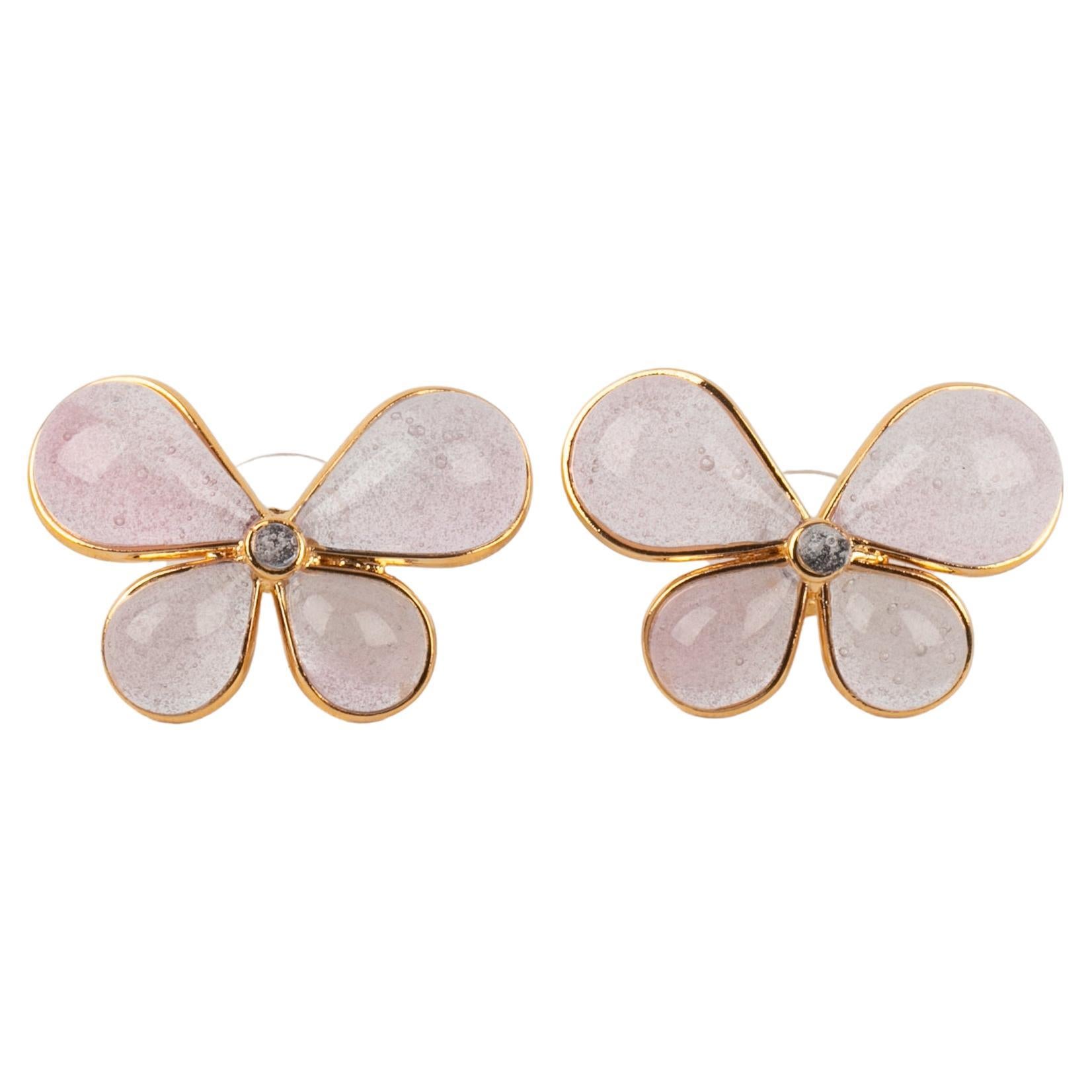 Augustine Golden Metal Earrings