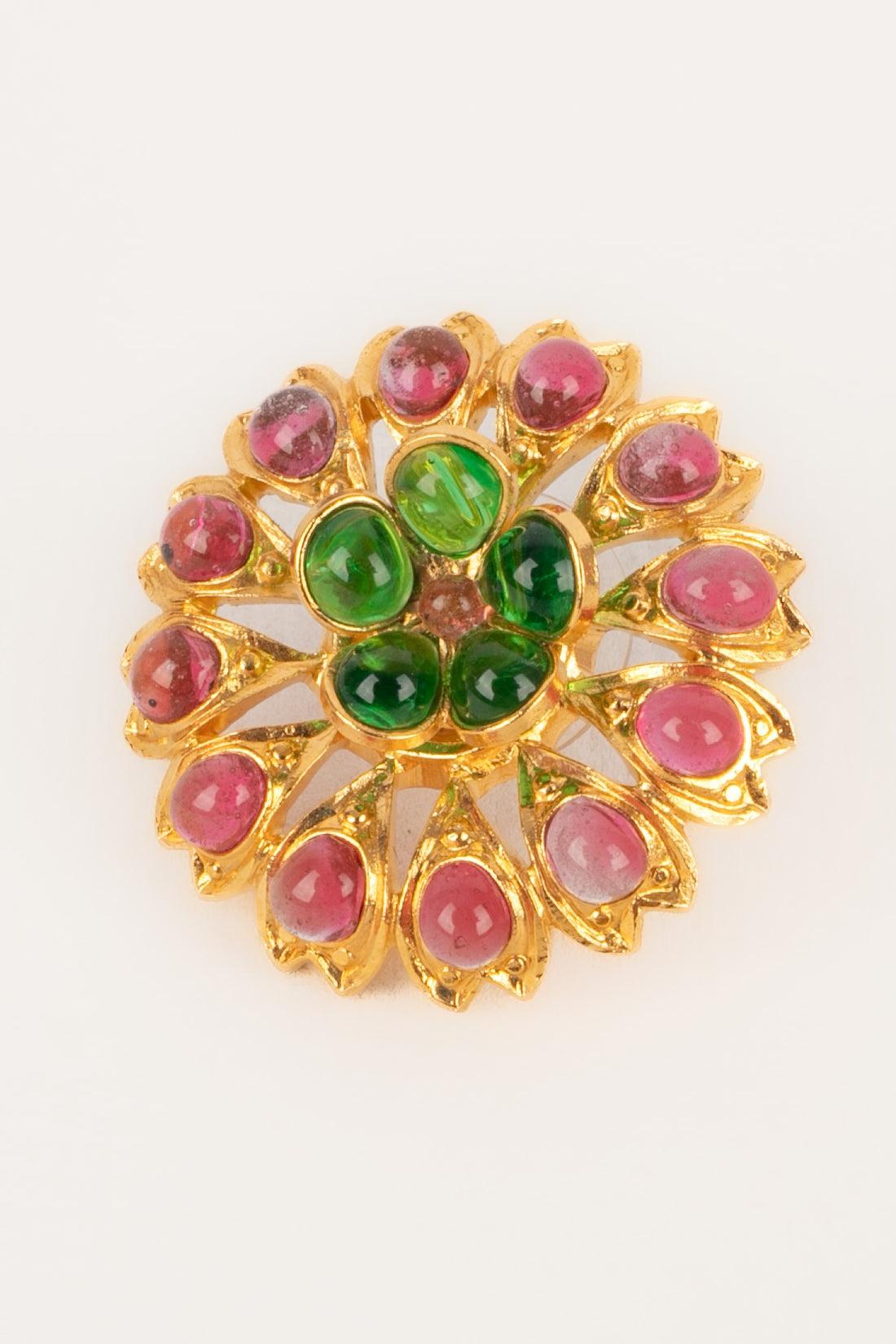 Boucles d'oreilles ajourées en métal doré Augustine Pour femmes en vente