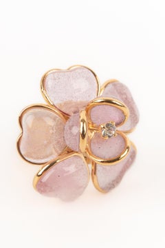 Augustine Golden Metal Pink Ring