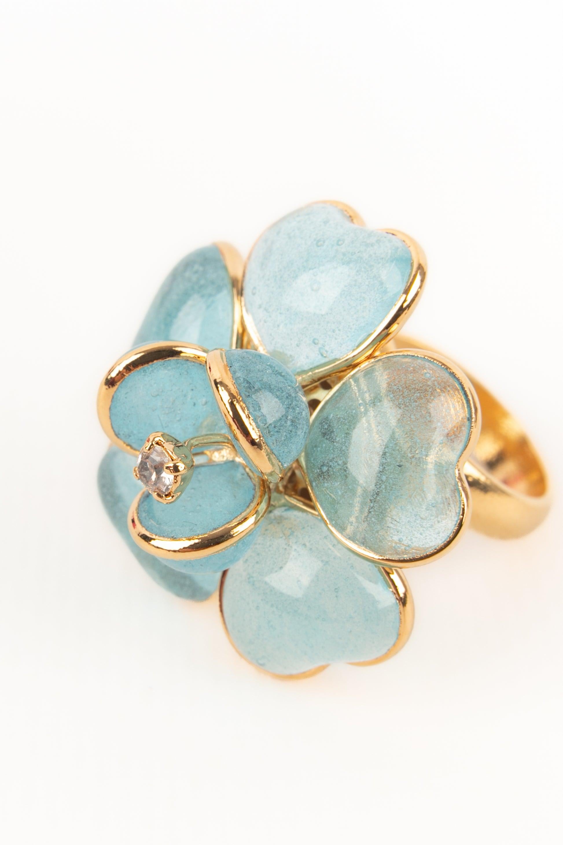 Augustine Golden Metal Ring