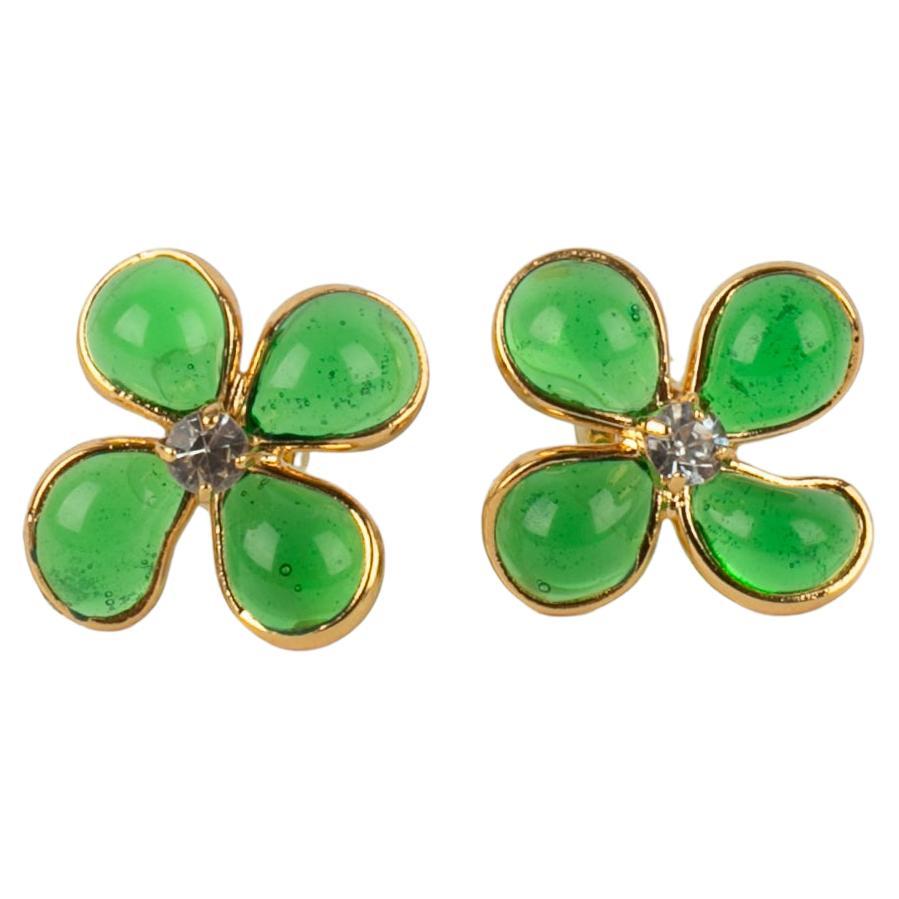Pendientes verdes Augustine