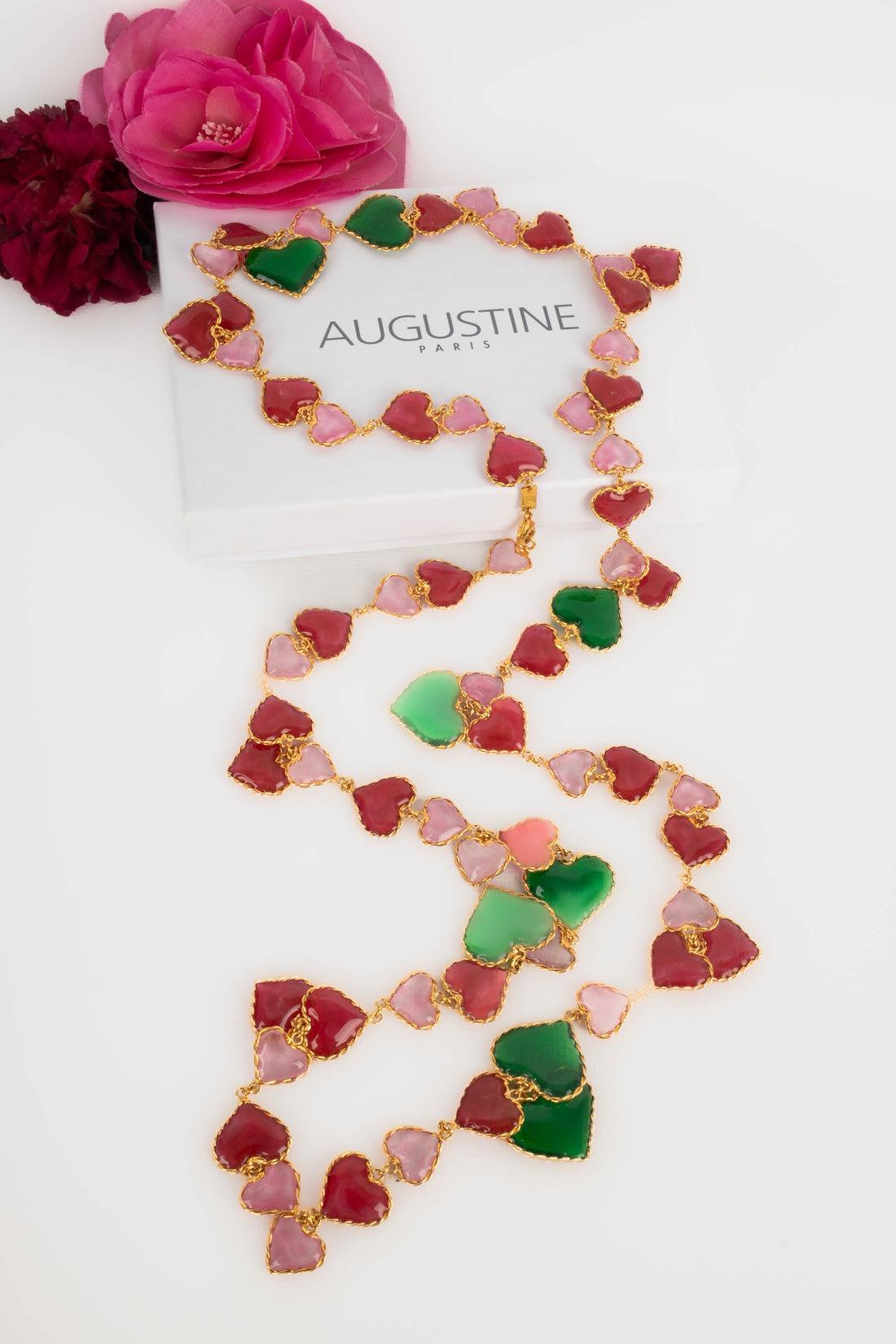Collana Augustine 'Hears' Sautoir in metallo dorato in vendita 4