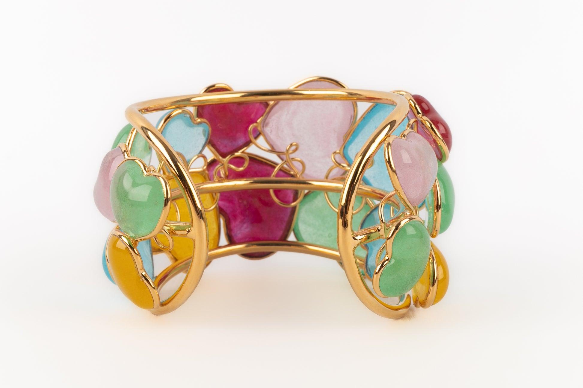 Bracelet manchette Augustine Hearts Pour femmes en vente