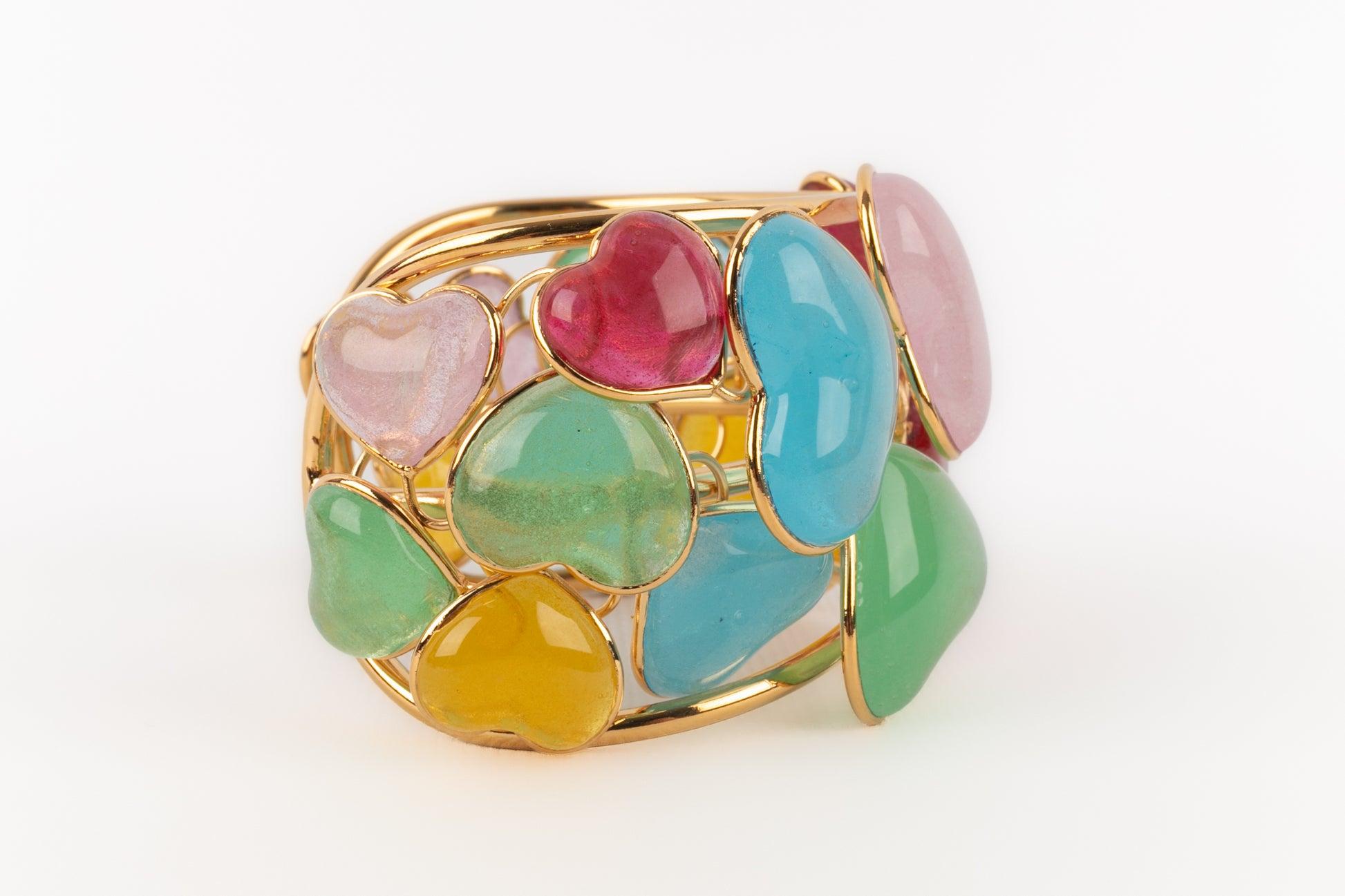 Bracelet manchette Augustine Hearts en vente 1