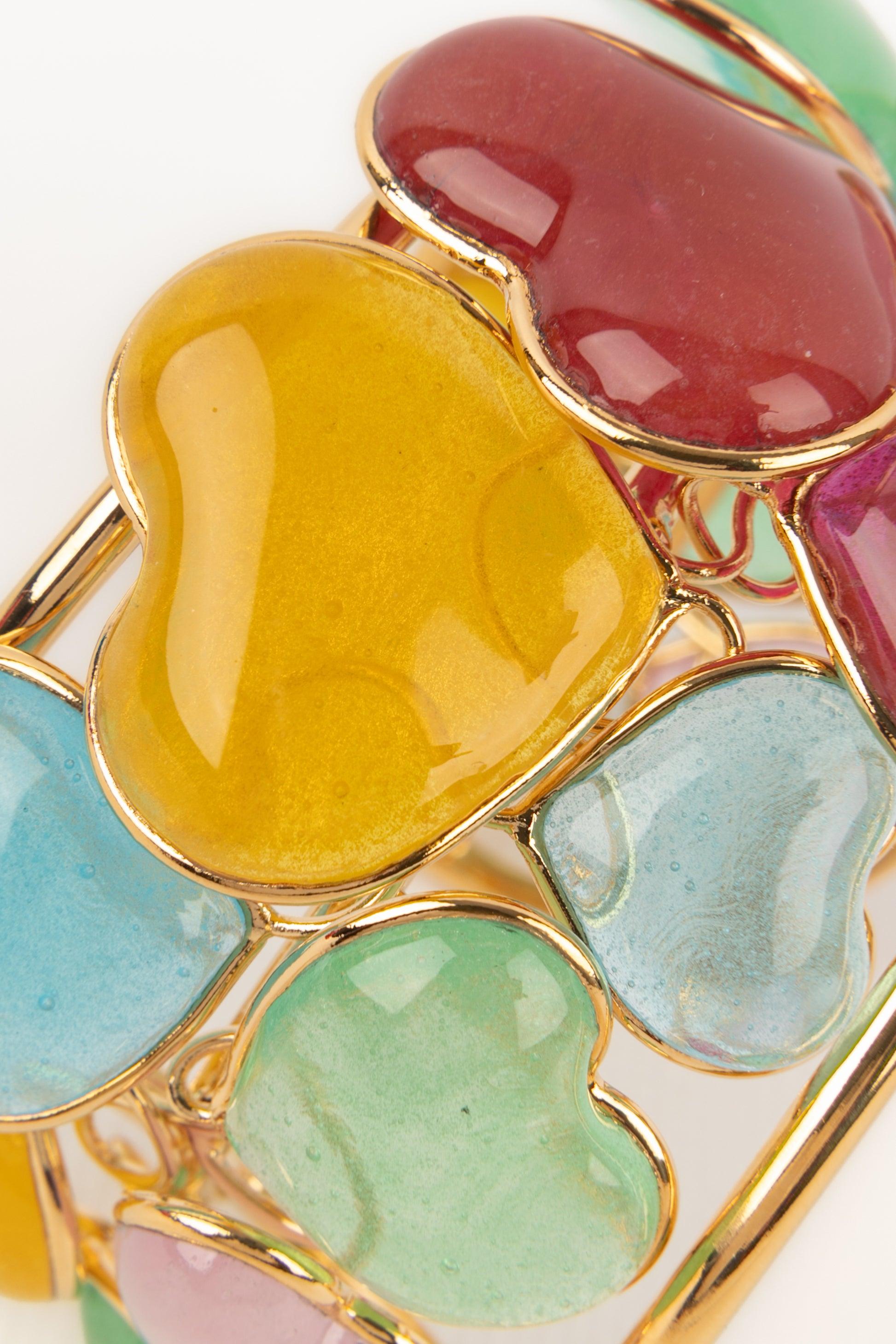Bracelet manchette Augustine Hearts en vente 3
