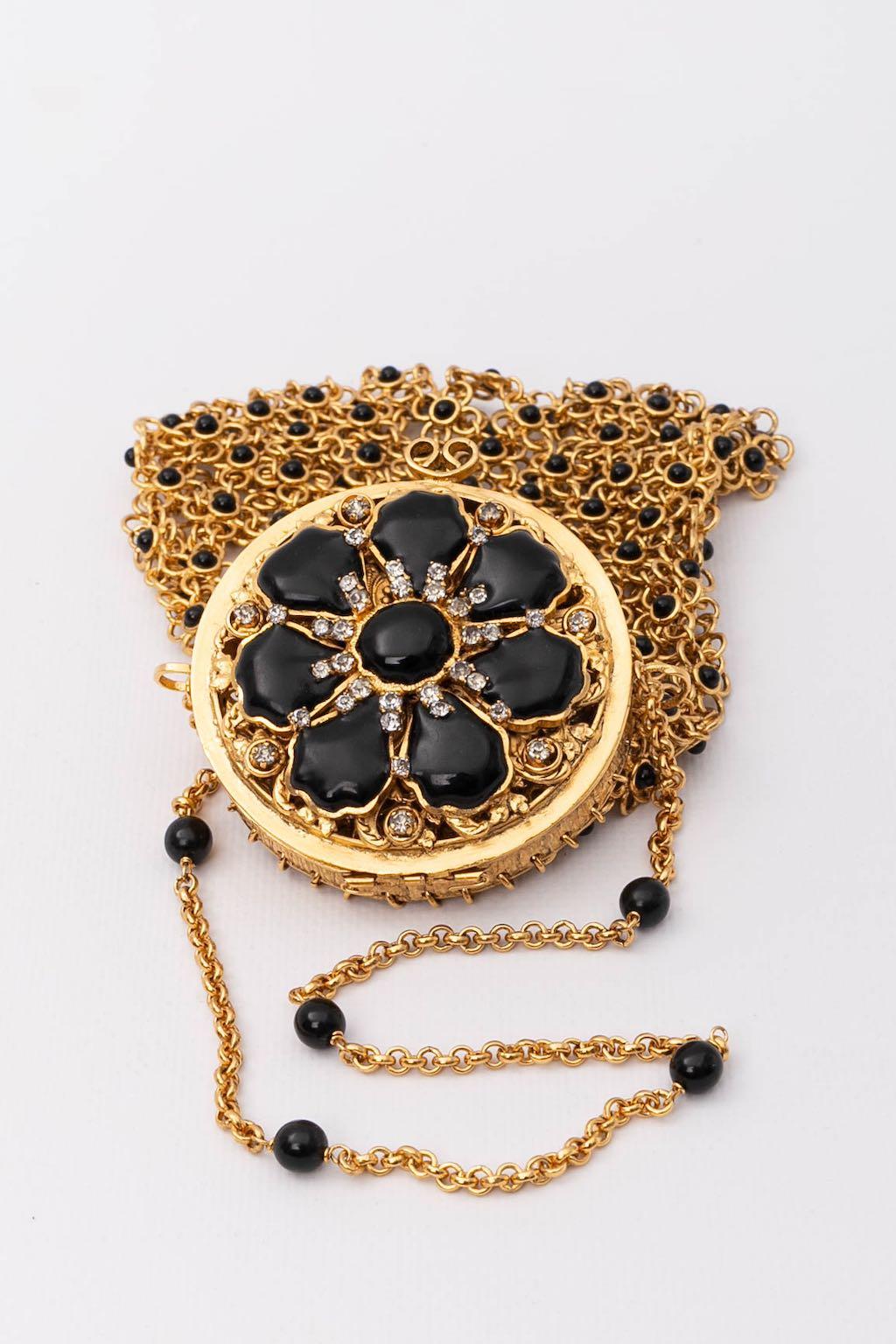 Brown Augustine Jewel Minaudière