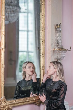 Augustine Jewels Citrine and Purple Enamel Cocktail Ring