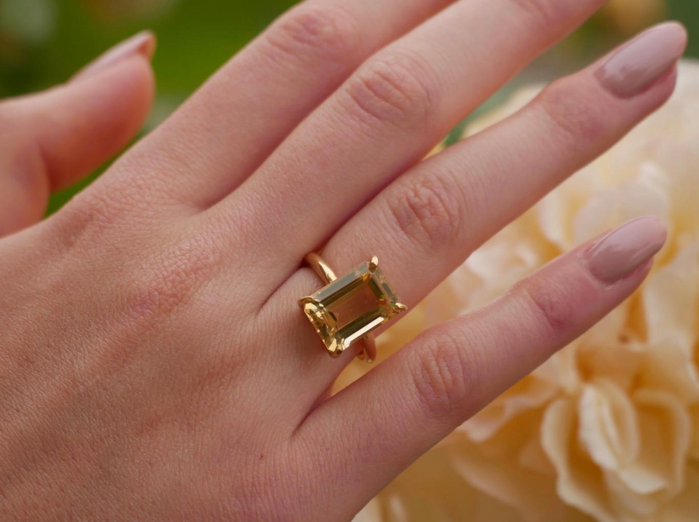 citrine rings