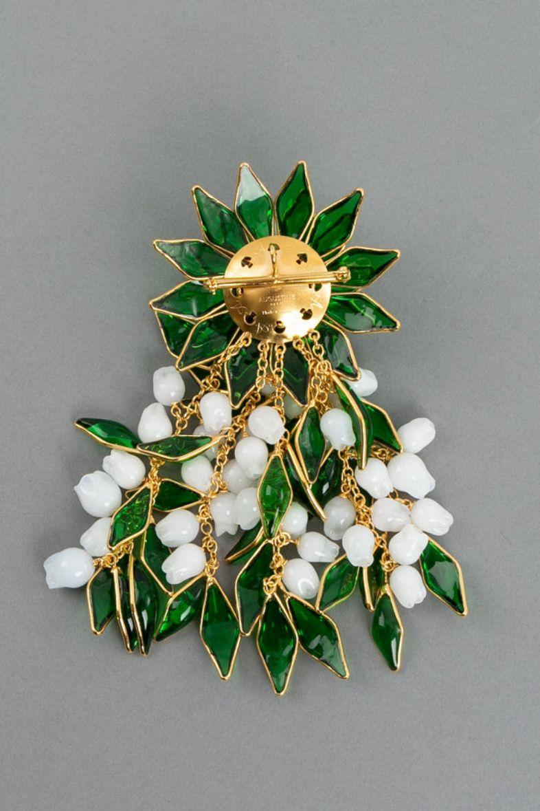 Augustine Lily of the Valley Brooch/Pendant For Sale 1