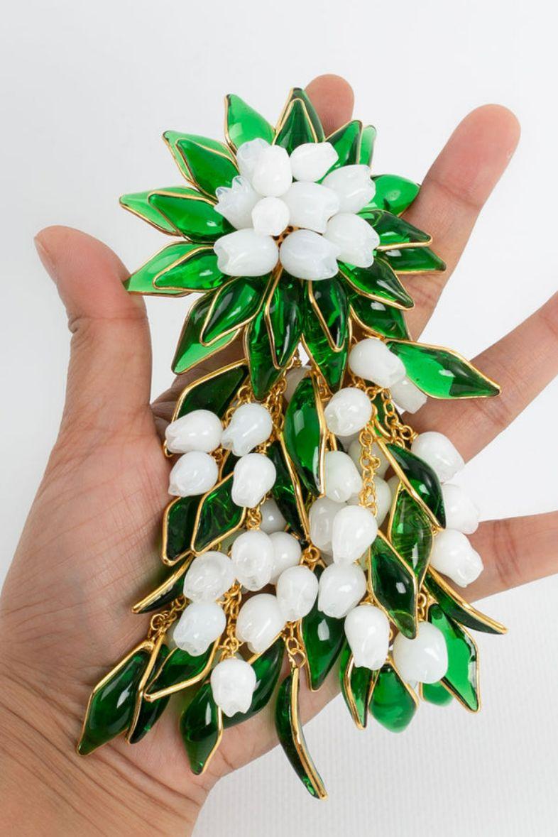 Augustine Lily of the Valley Brooch/Pendant For Sale 2