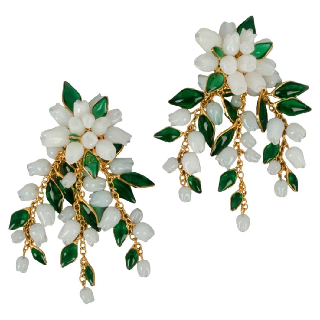 Augustine "Lily of the Valley" Earrings For Sale