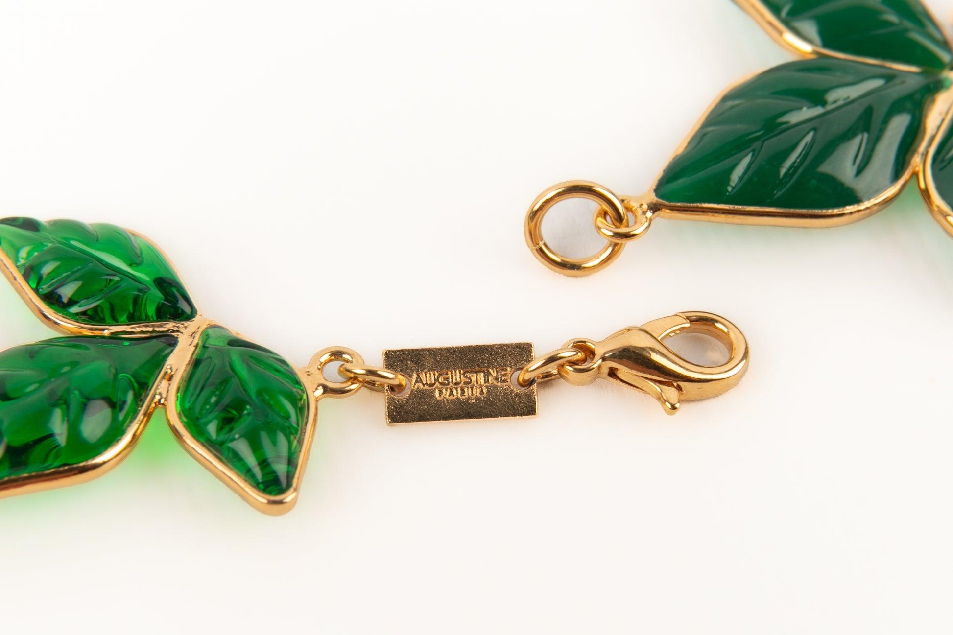 Augustine - Collana lunga di lamponi in metallo dorato in vendita 6
