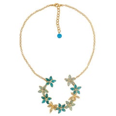 Collana Augustine in metallo placcato oro