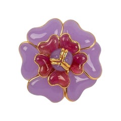 Augustine Paris Gold Plated Adjustable Camellia Ring, Circa 2015