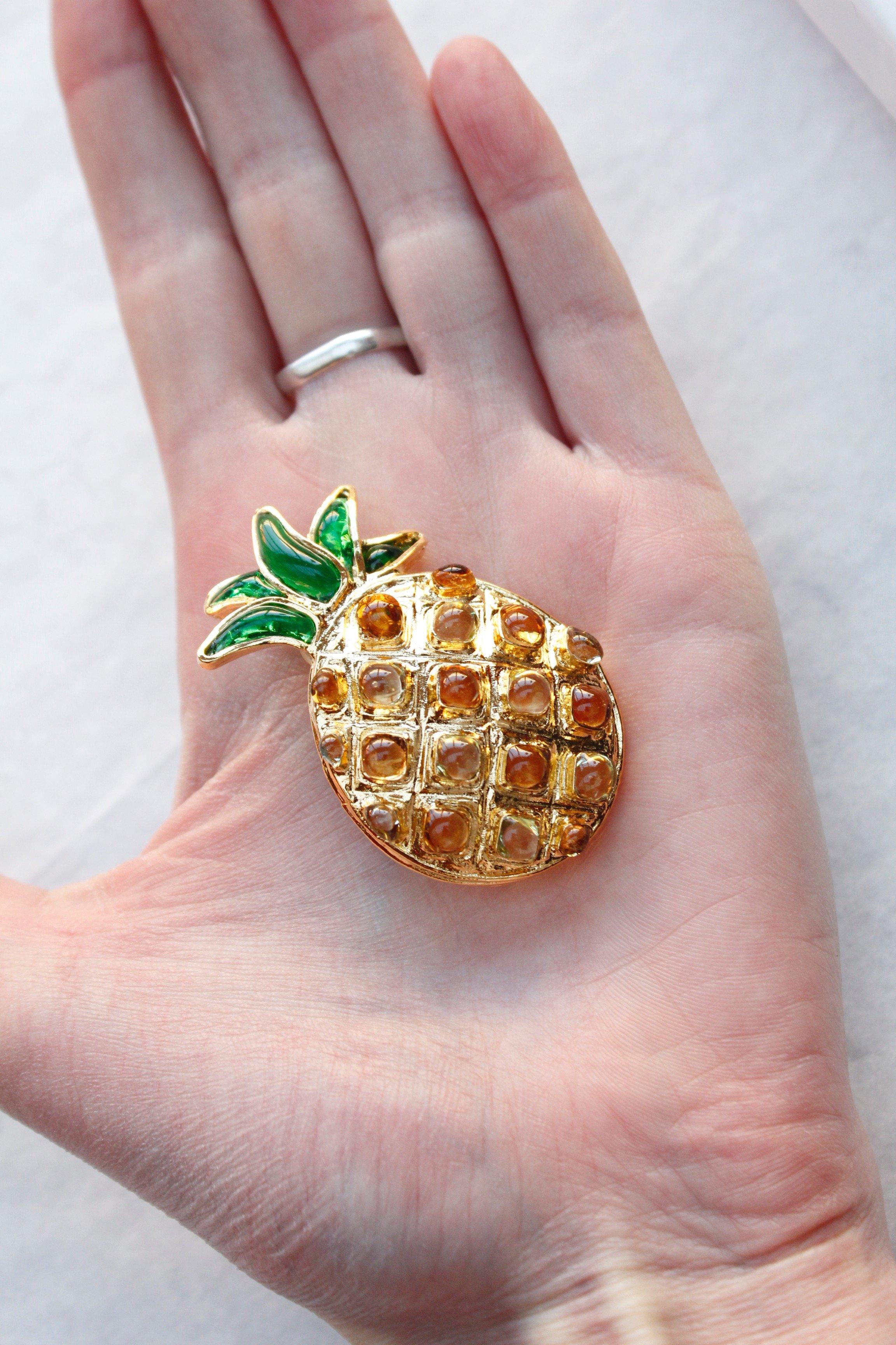 Augustine pineapple earrings 1