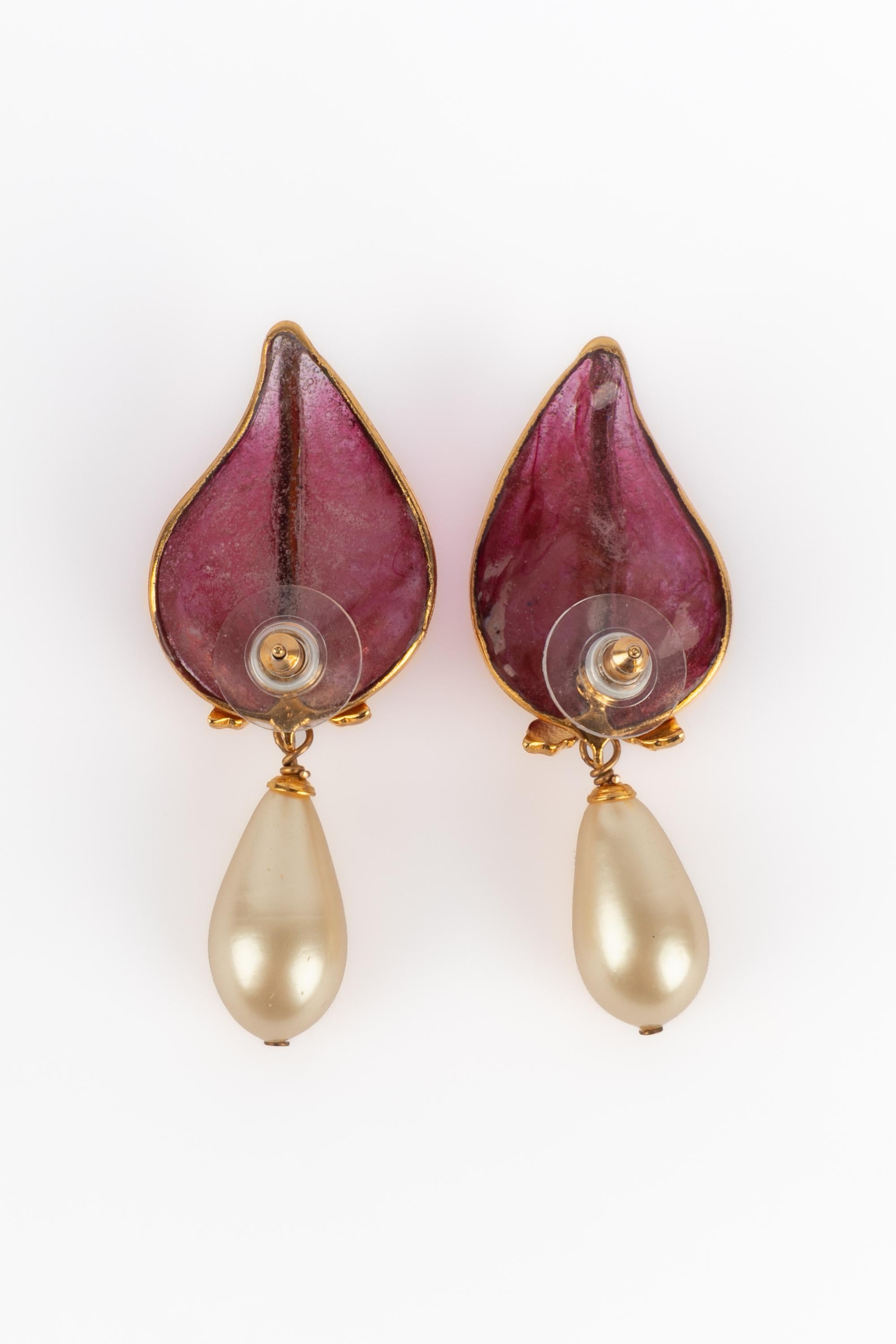 Boucles d'oreilles rose Augustine Pour femmes en vente