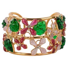 Augustine Pink Flower Bracelet