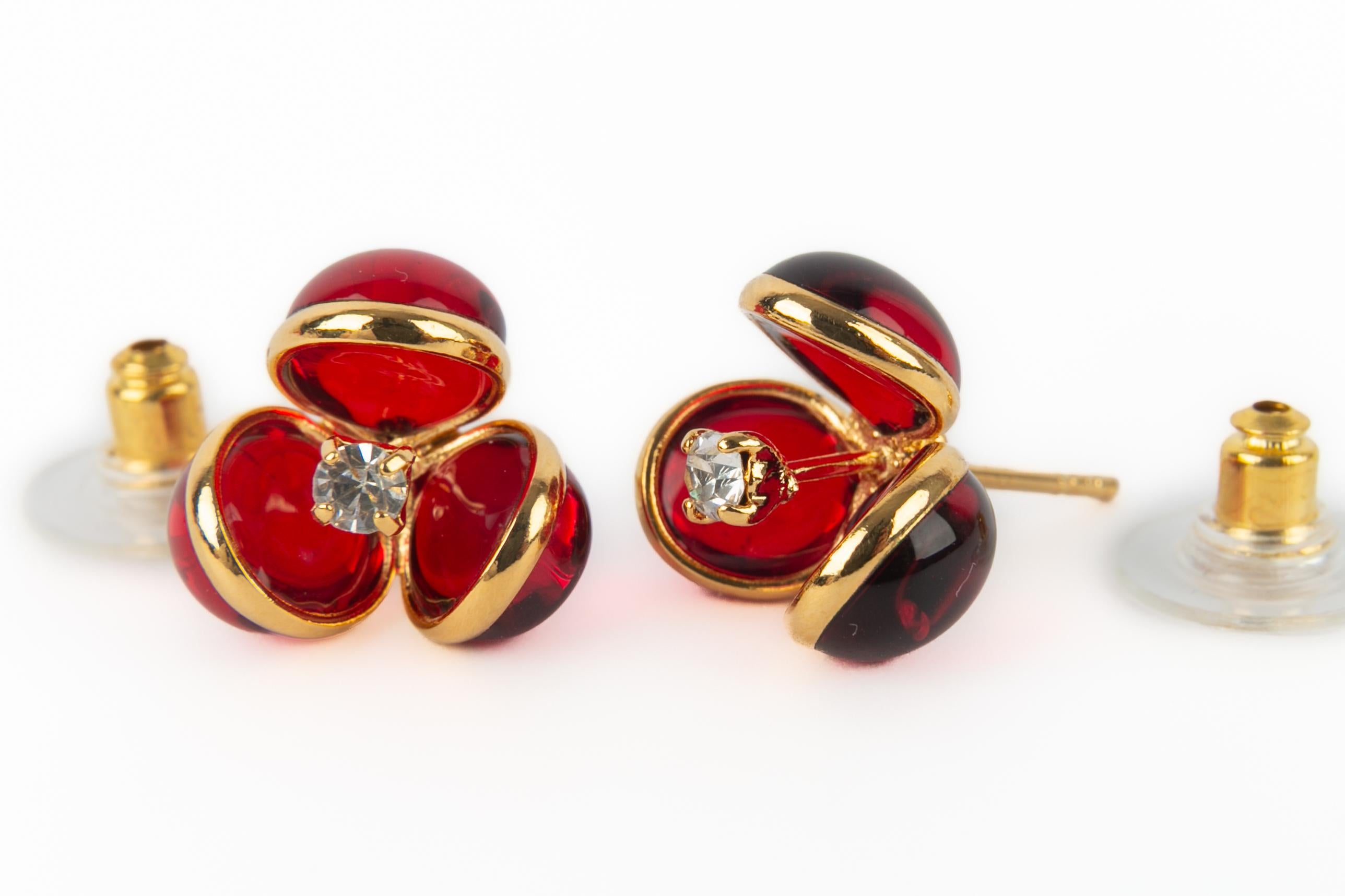 Augustinus rote Ohrringe im Angebot 1