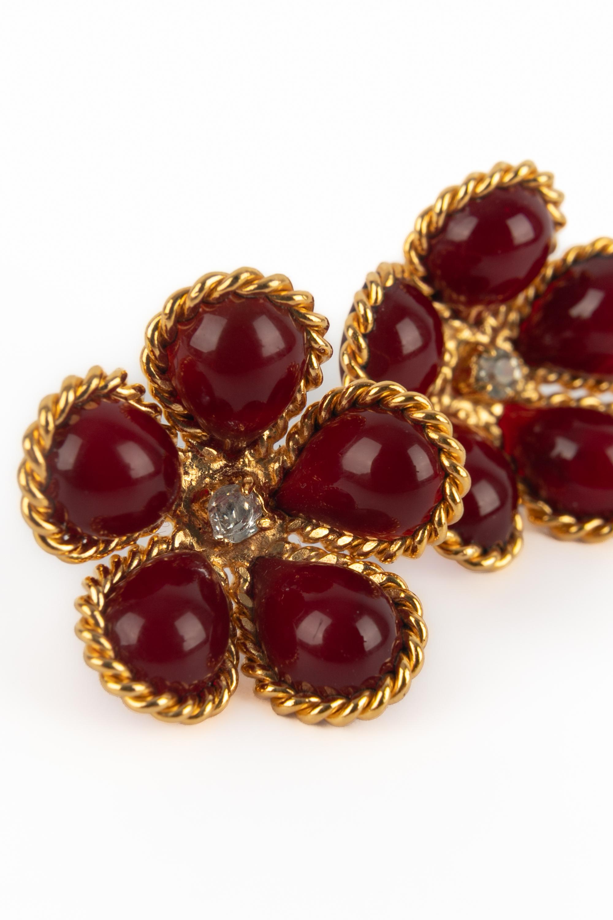 Orecchini rossi Augustine in vendita 1