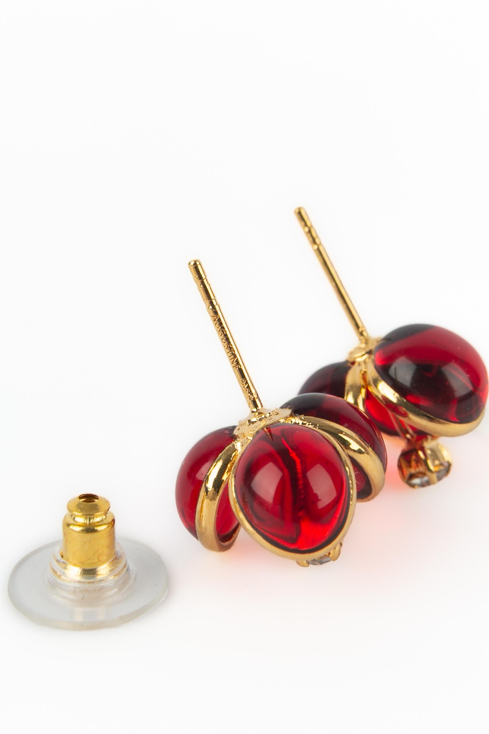 Augustinus rote Ohrringe im Angebot 2