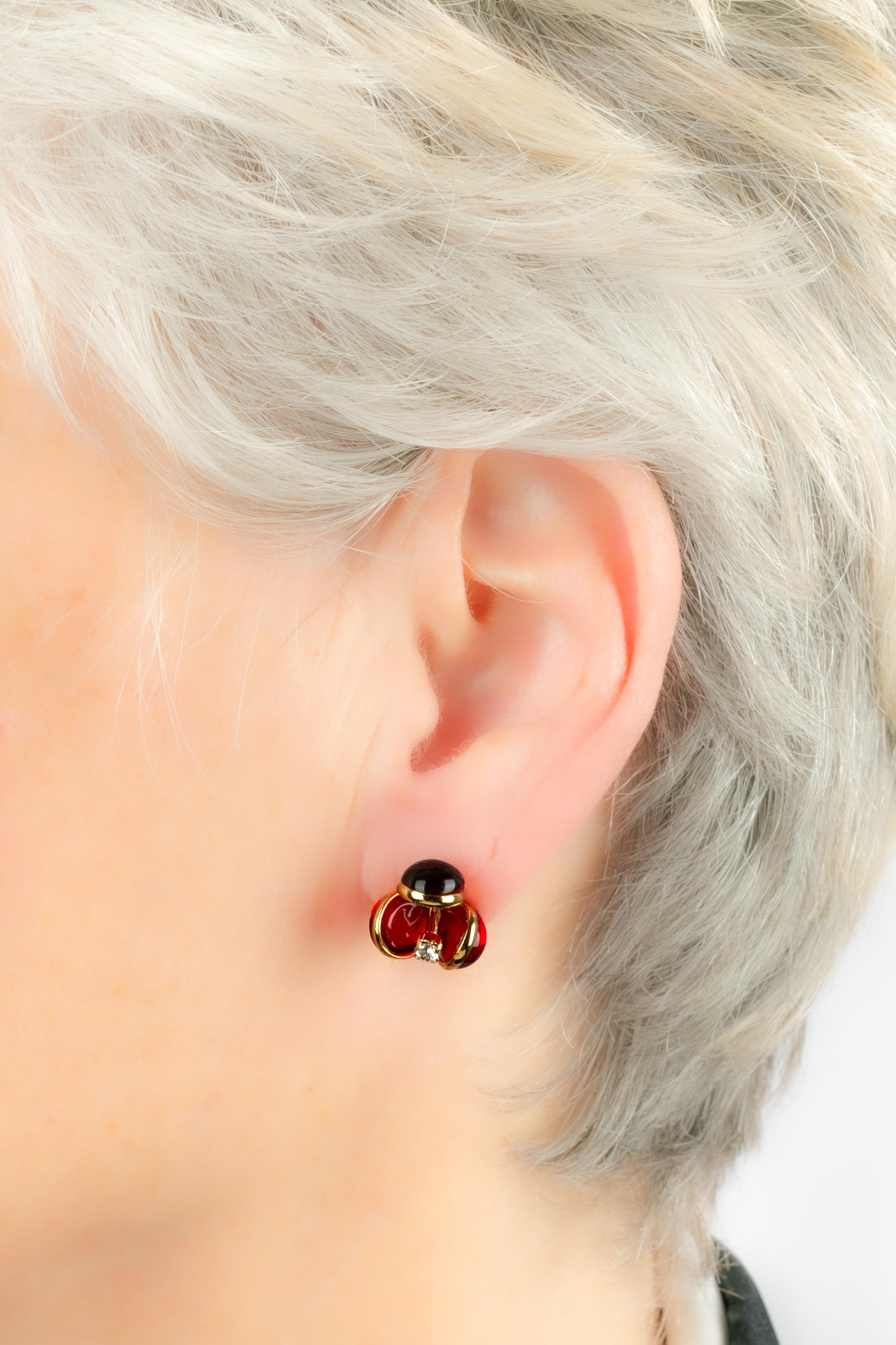 Augustinus rote Ohrringe im Angebot 3