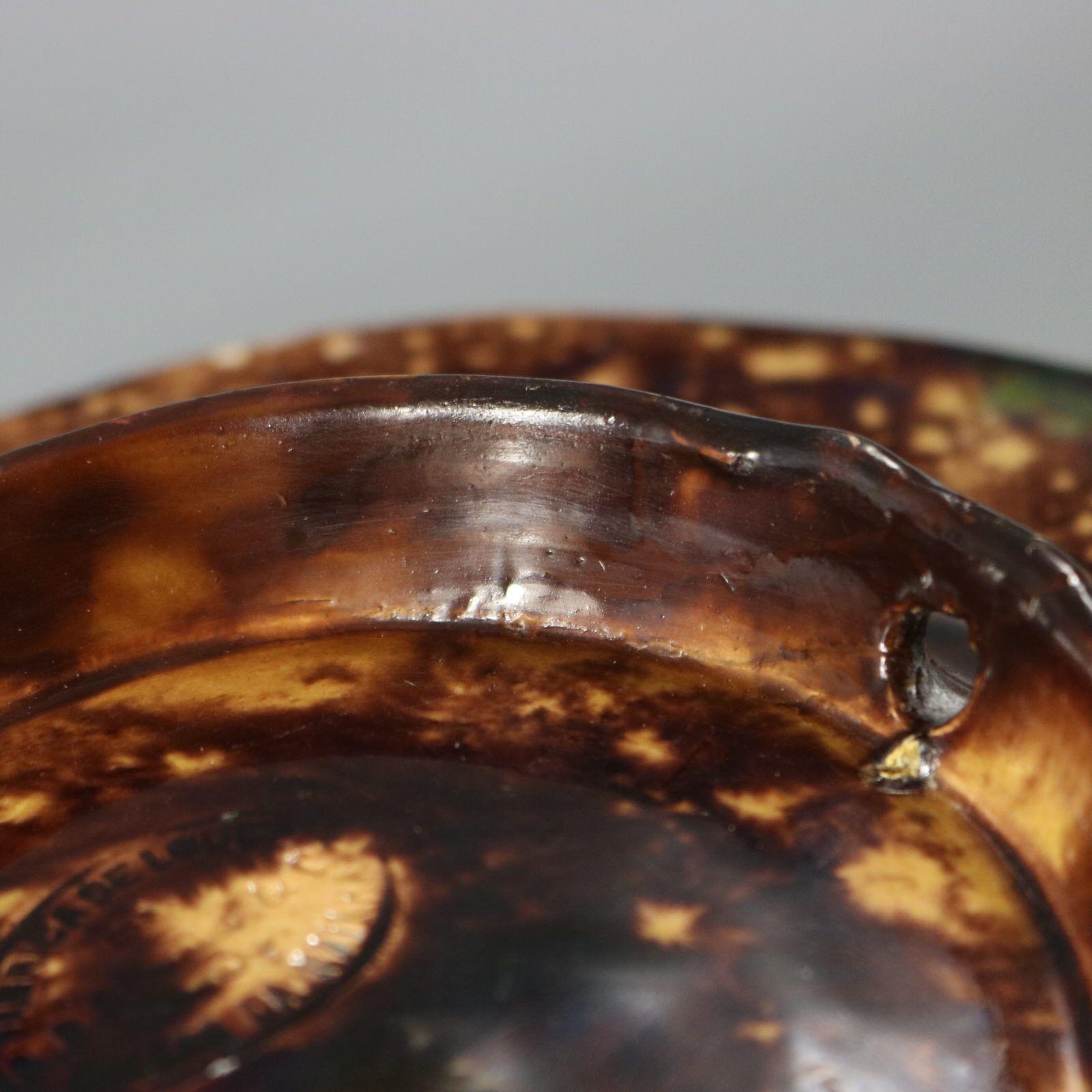 Augusto Baptista de Carvalho Palissy Majolika Froschteller im Angebot 4