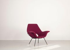 Augusto Bozzi Armchair, Model "Golden", Manufactured by Fratelli Saporiti, 1950s