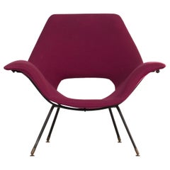 Sillón Augusto Bozzi, Modelo "Golden", Fabricado por Fratelli Saporiti, Años 50