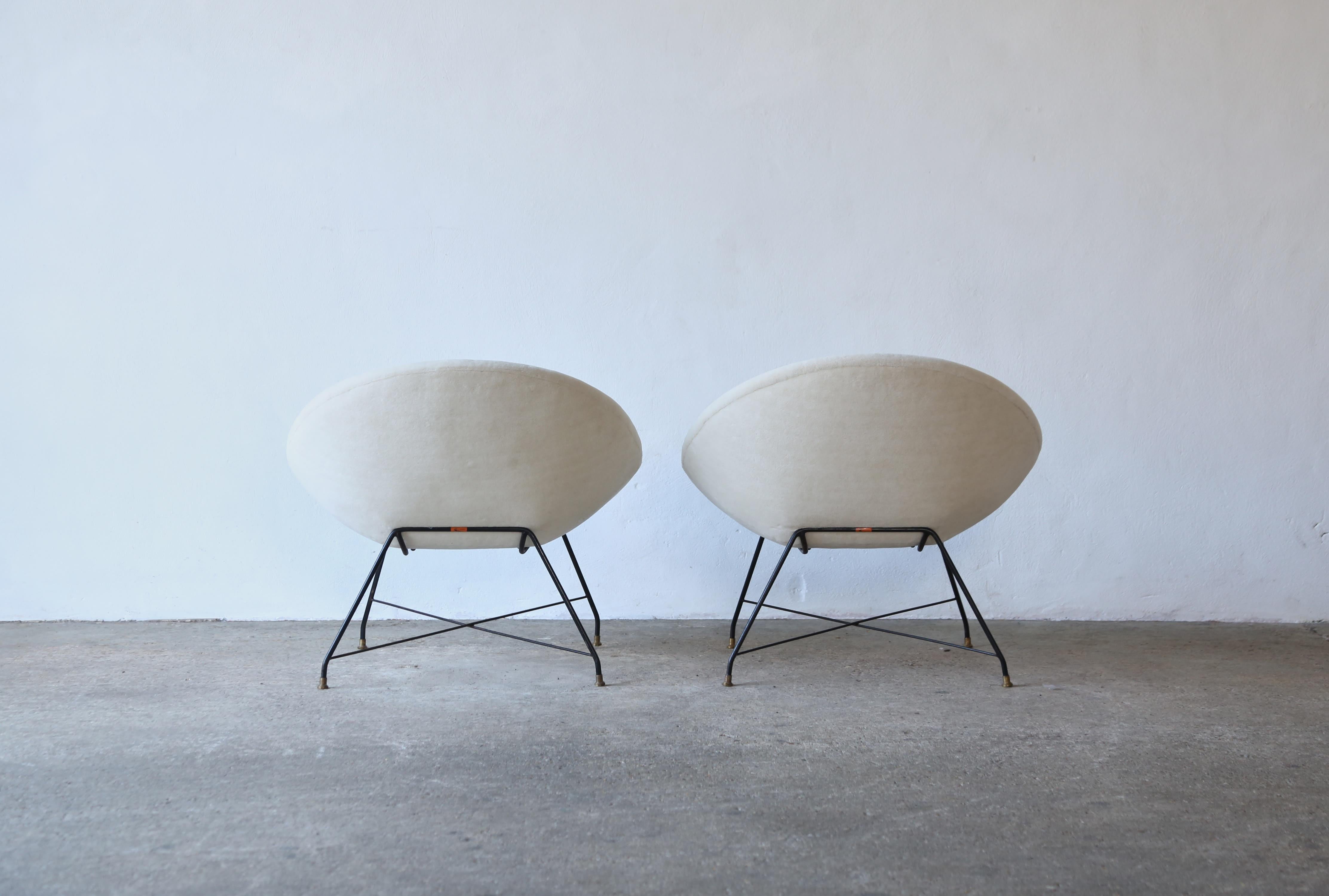 Augusto Bozzi Chairs for Saporiti Italia, 1960s For Sale 3