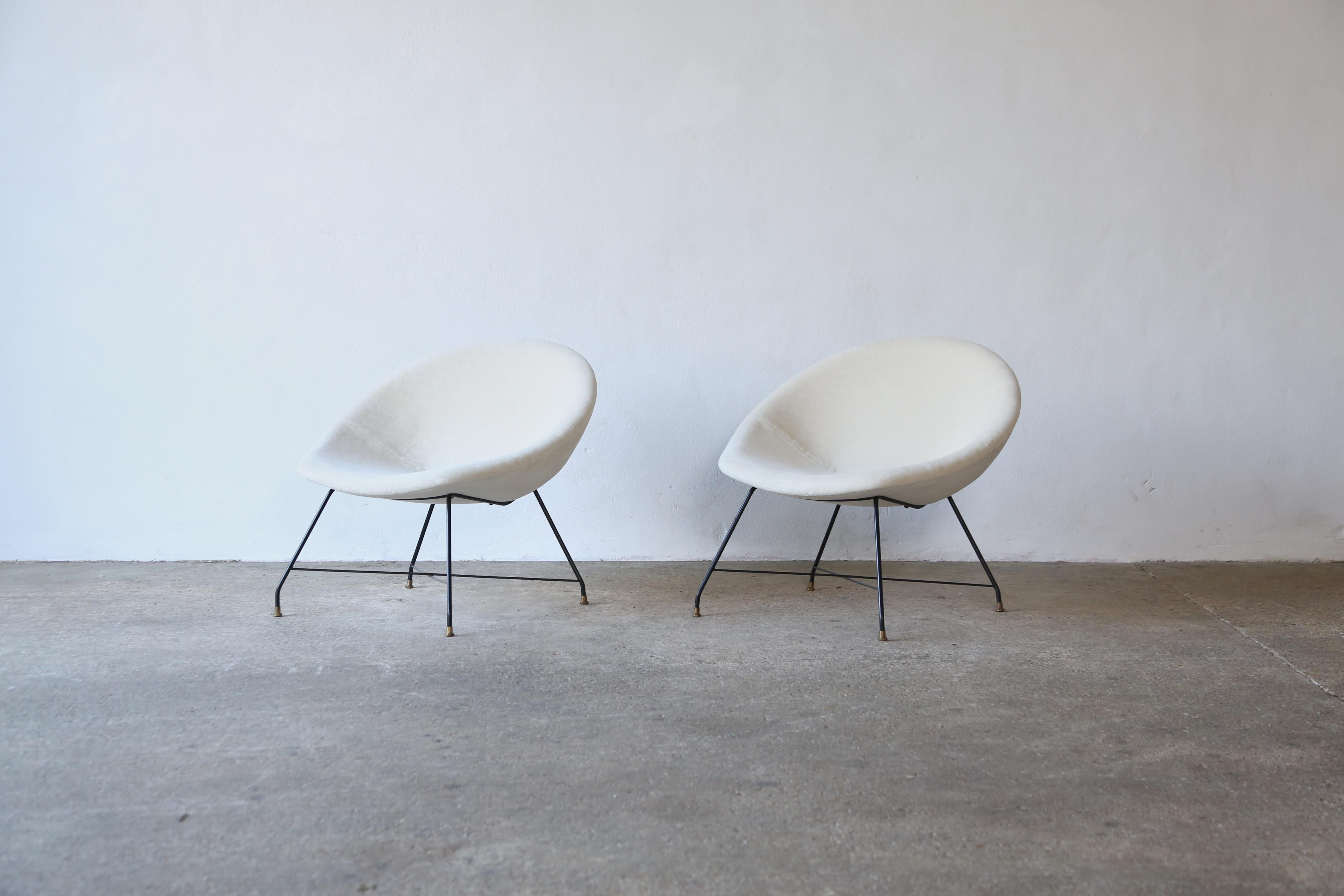 20th Century Augusto Bozzi Chairs for Saporiti Italia, 1960s For Sale