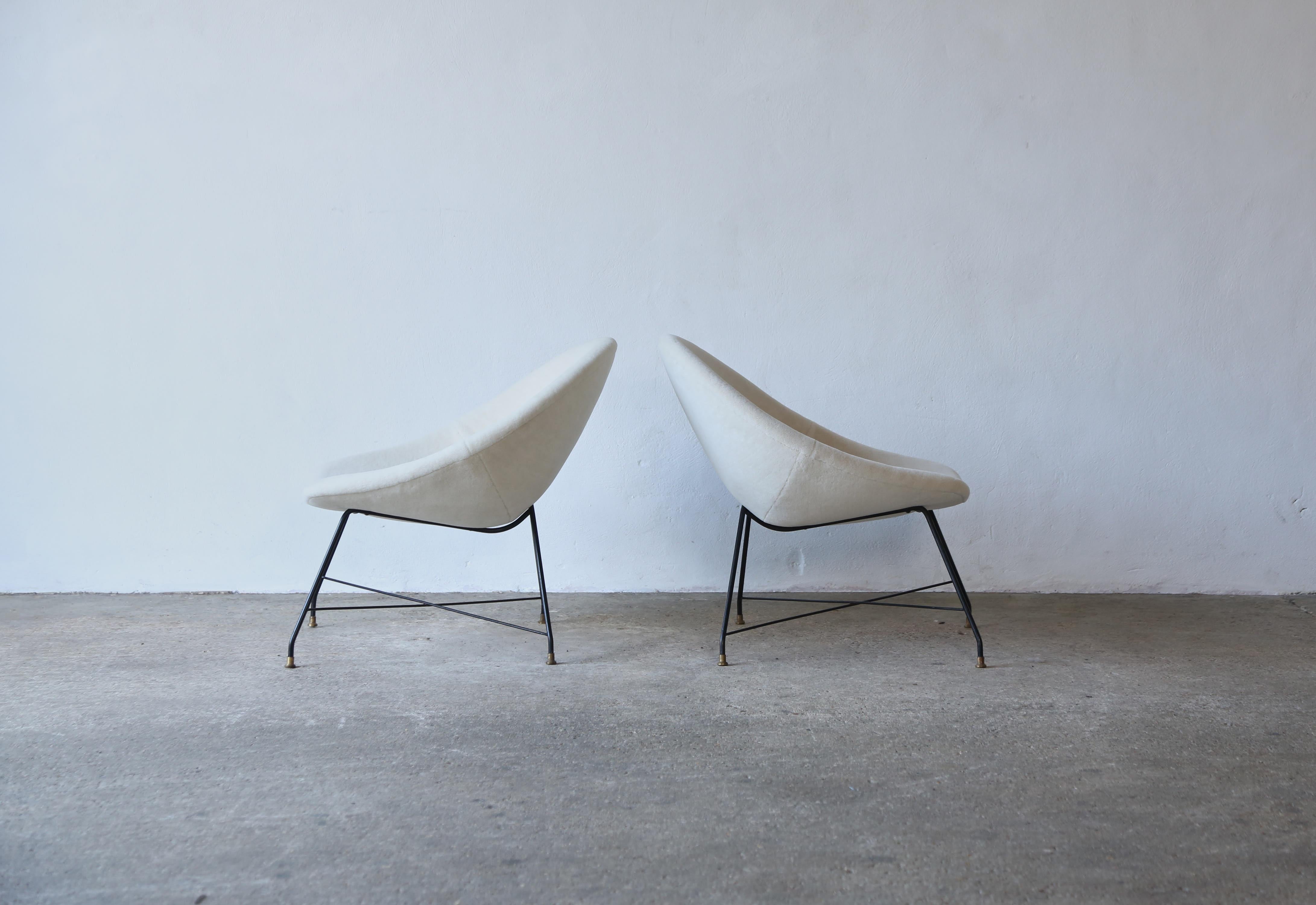 Augusto Bozzi Chairs for Saporiti Italia, 1960s For Sale 1