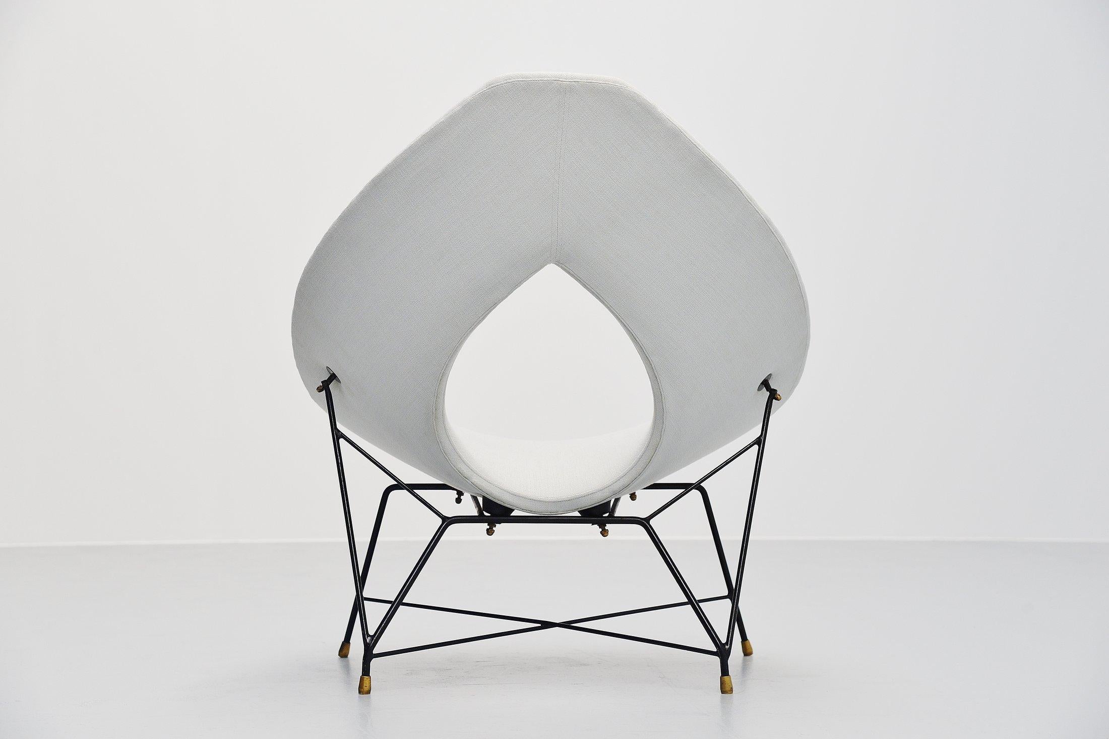 Mid-20th Century Augusto Bozzi Cosmos Lounge Chair, Italy, 1954