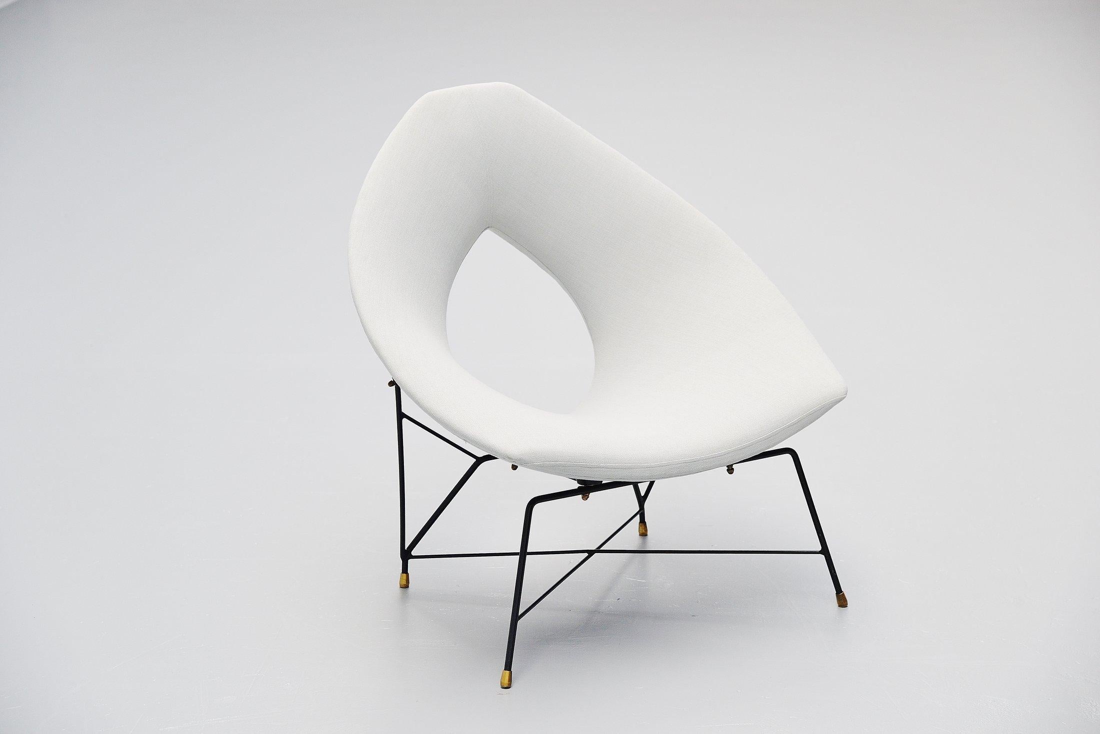 Augusto Bozzi Cosmos Lounge Chair, Italy, 1954 1