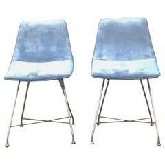 Augusto Bozzi pour Fratelli Saporiti, chaises « Pair of Aster », Italie, années 1960